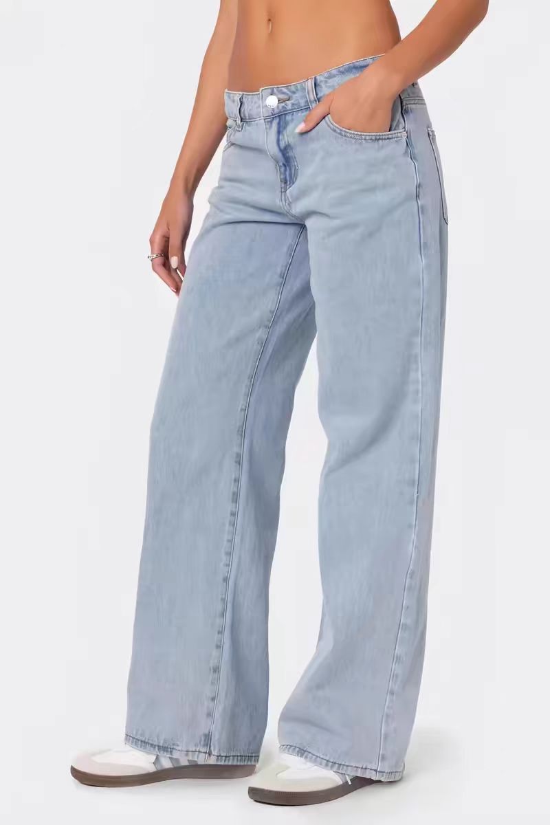 Low Waist Wide Leg Jeans