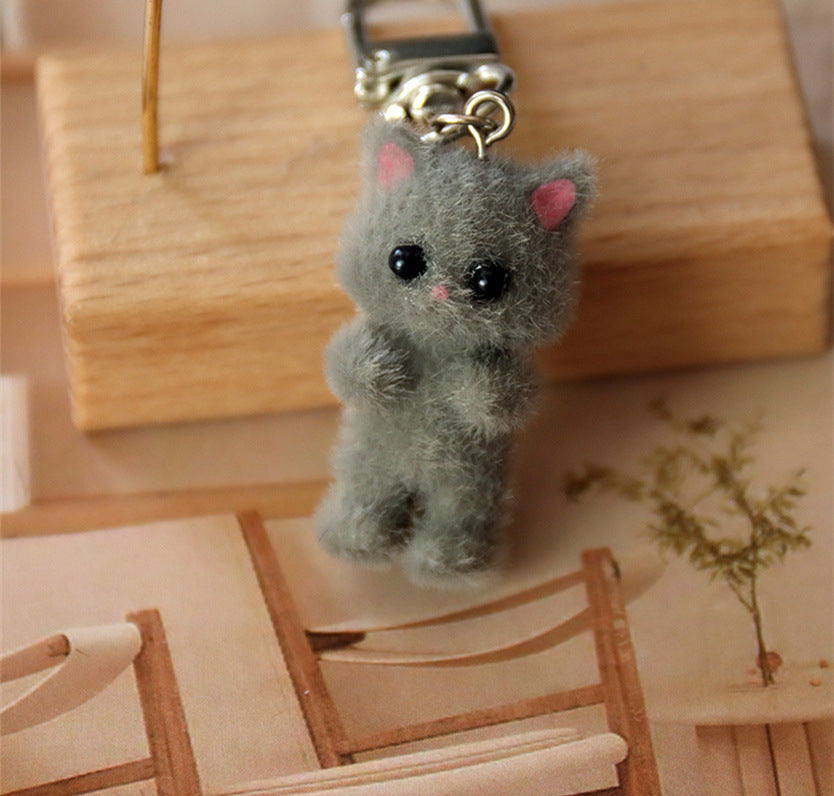 Soft Kitten Keychain