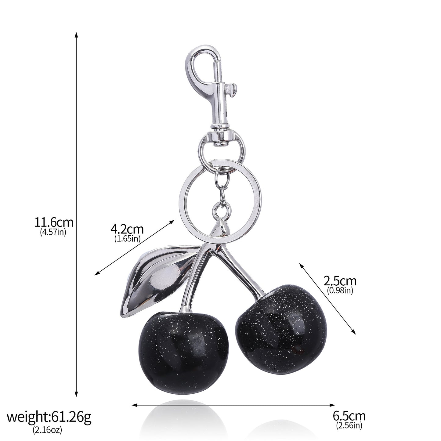 Viral Cherry Keychain