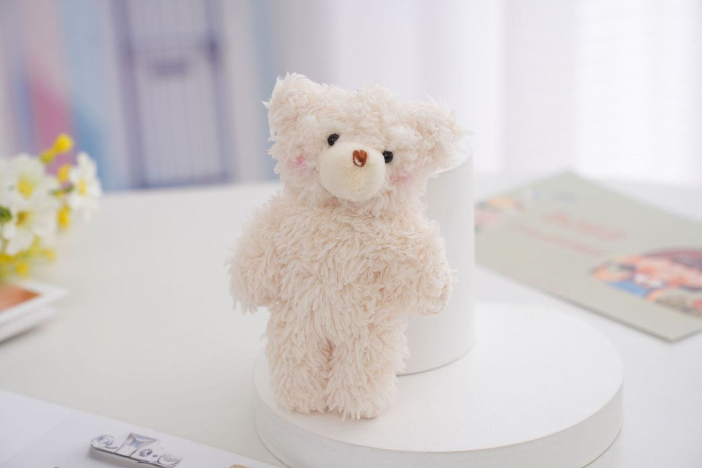Bear & Bunny Plush Keychain