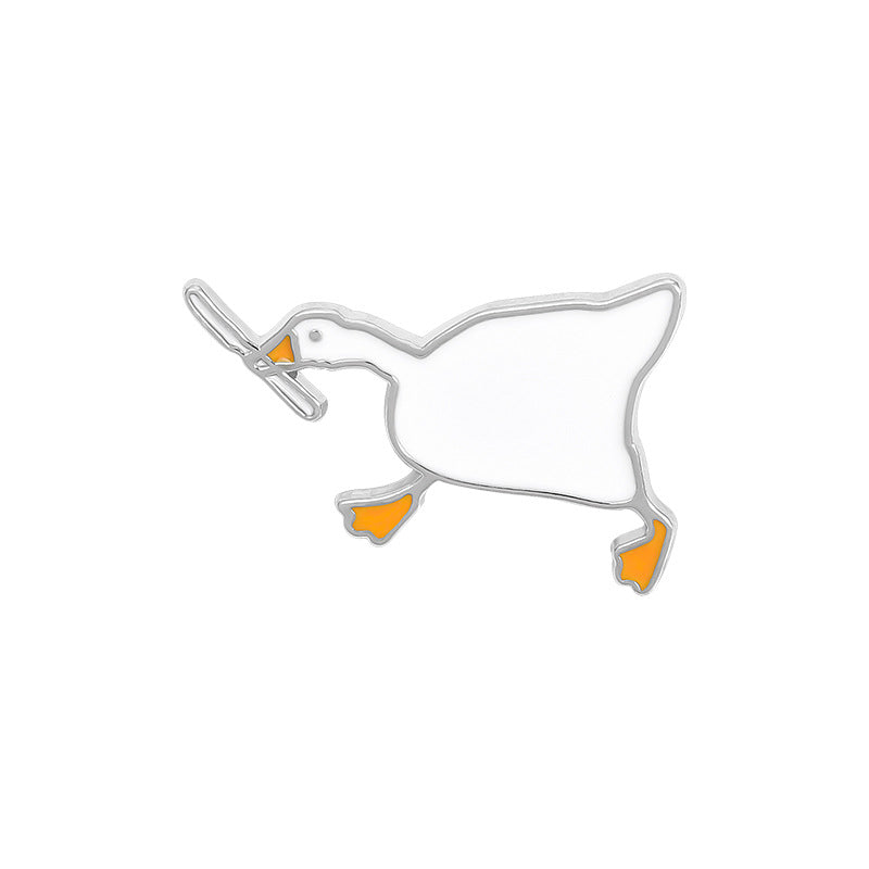 Silly Duck Brooch