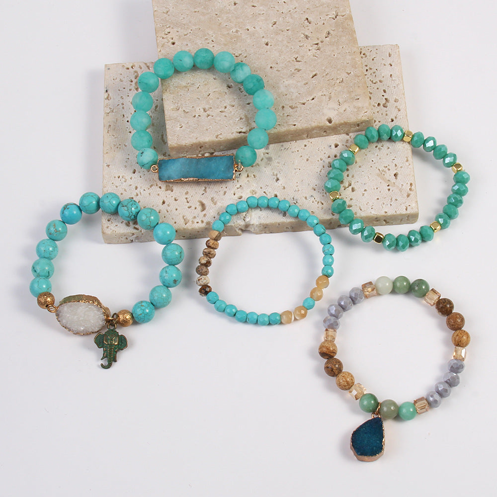 Crystal Cluster Bracelet