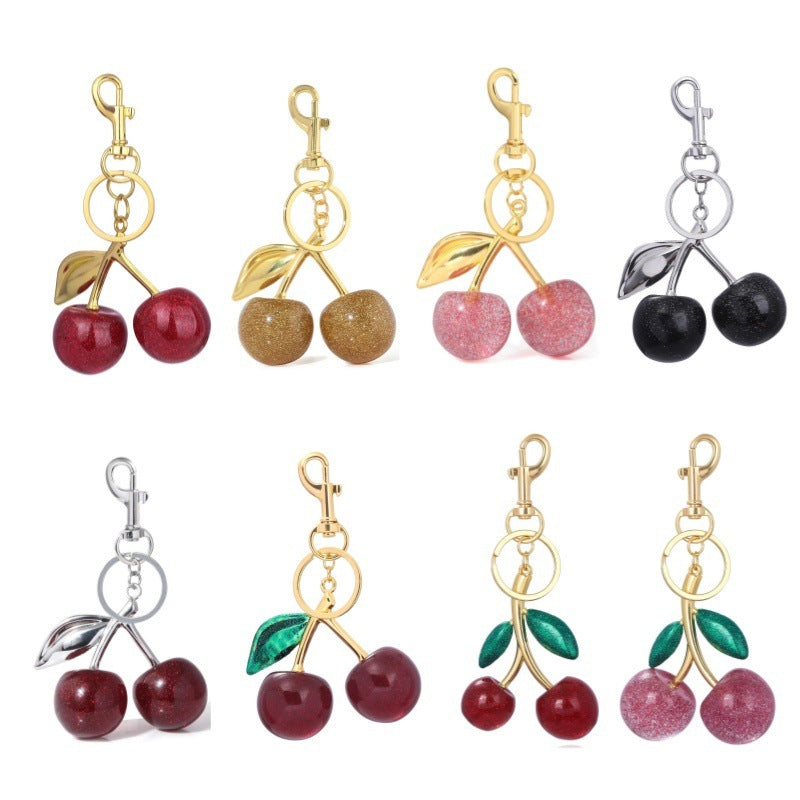 Viral Cherry Keychain