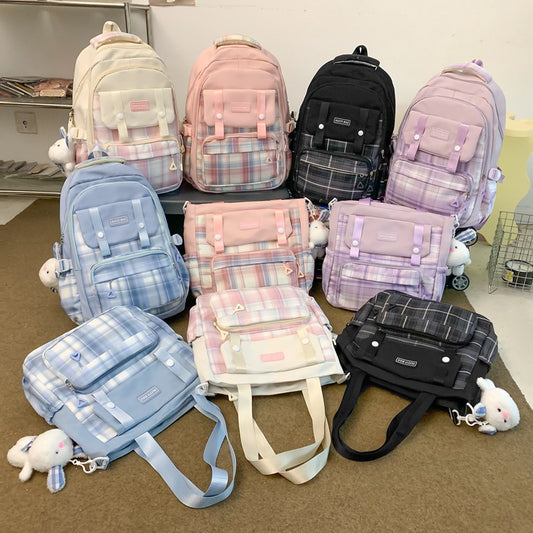 Plaid Backpack