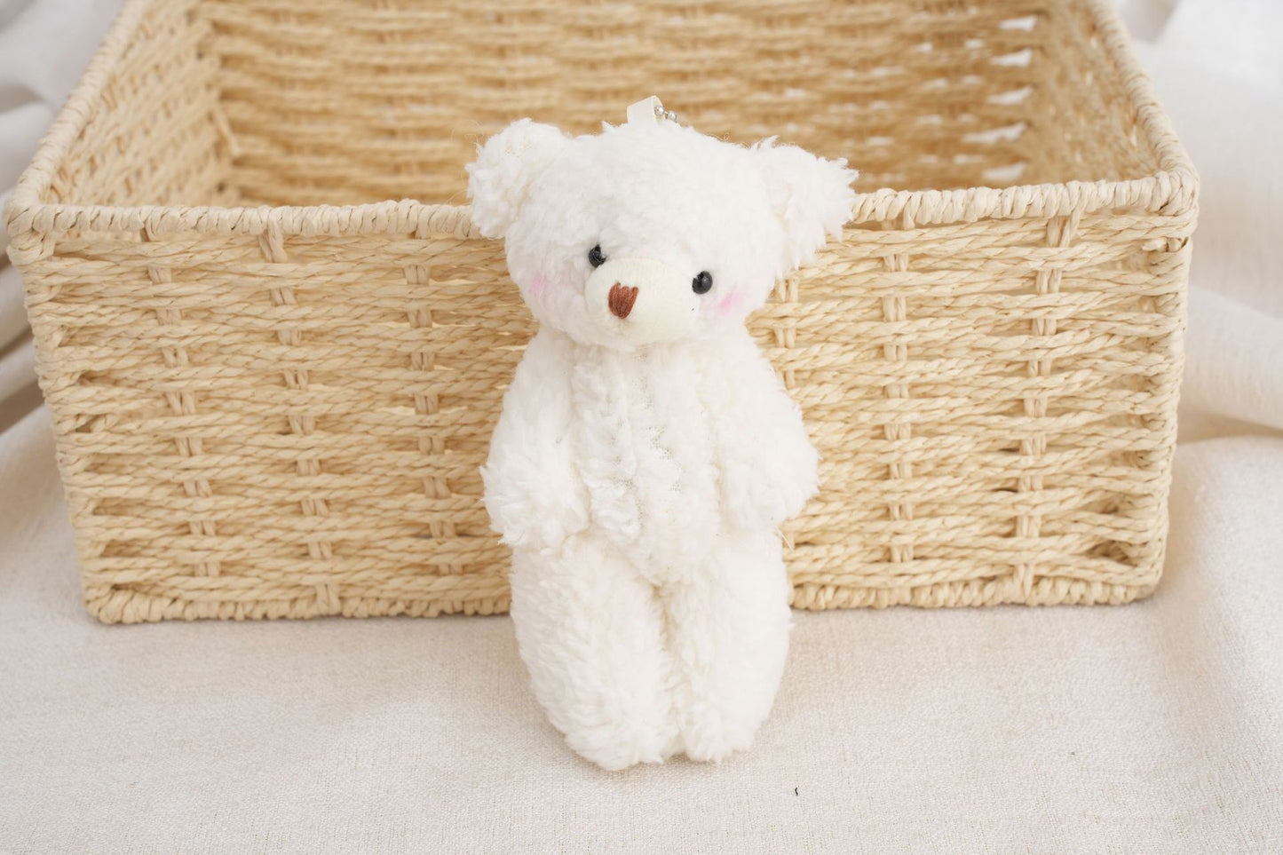 Bear & Bunny Plush Keychain