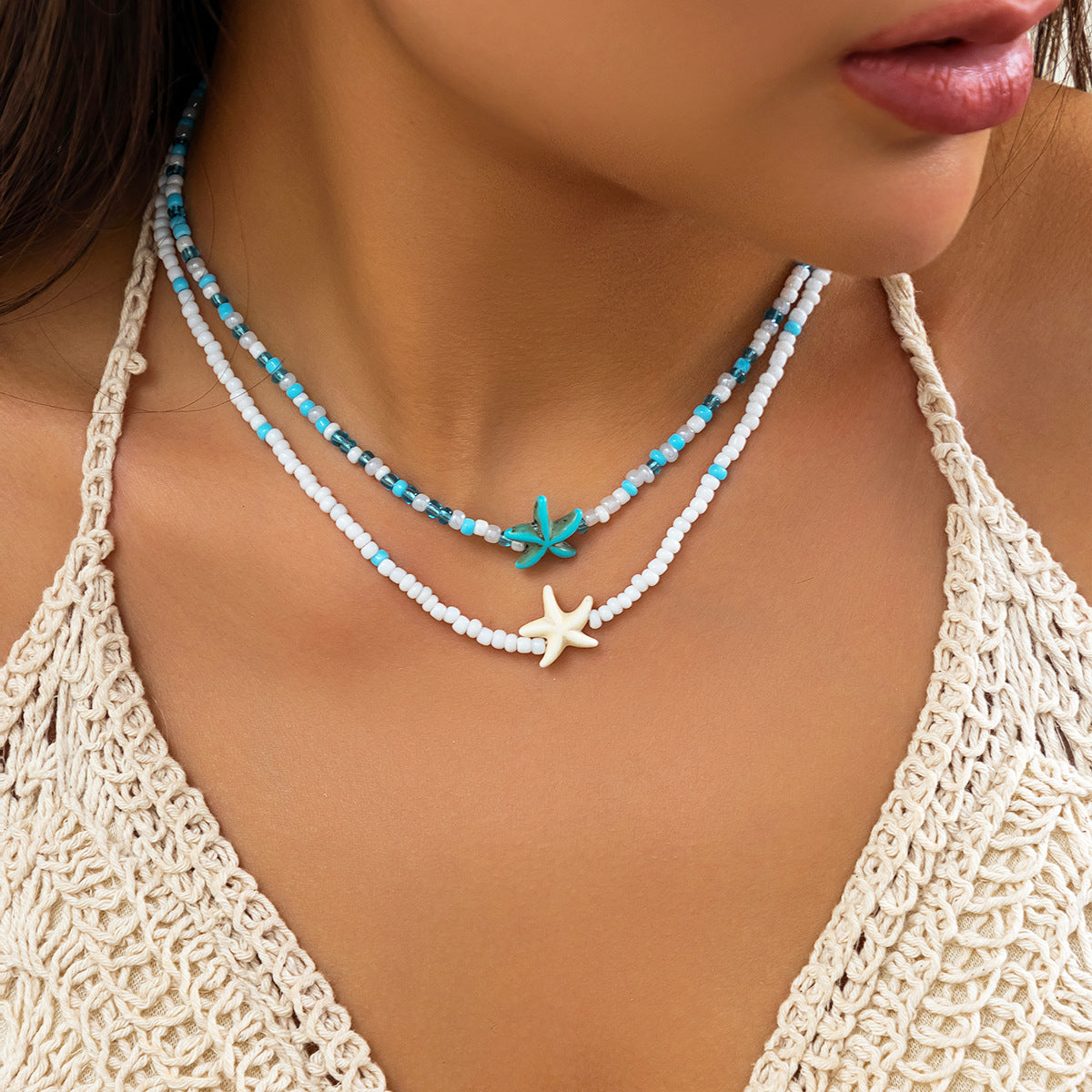 Starfish & Shell Necklace