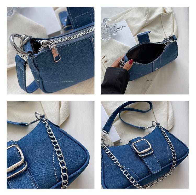 Denim Shoulder Bag