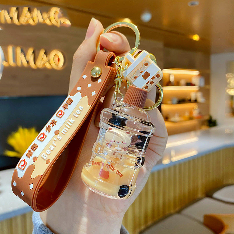 Boba & Soda Brown Keychain
