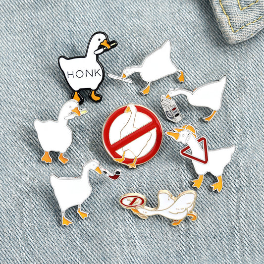 Silly Duck Brooch