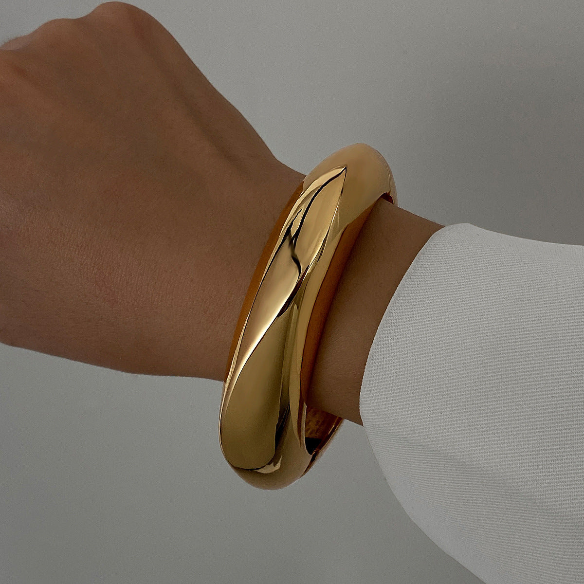 Glossy Gold & Silver Bracelet