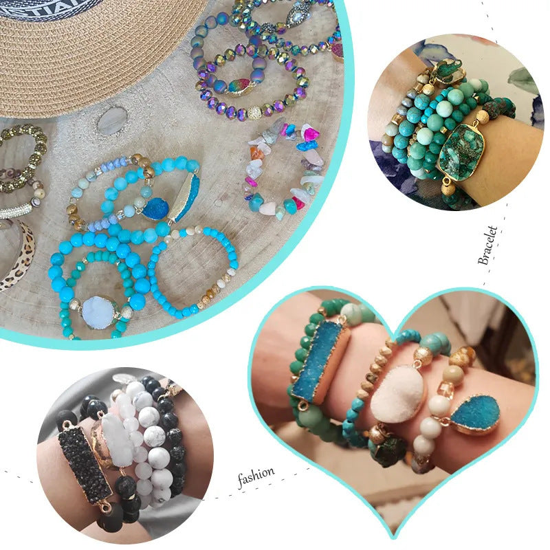 Crystal Cluster Bracelet