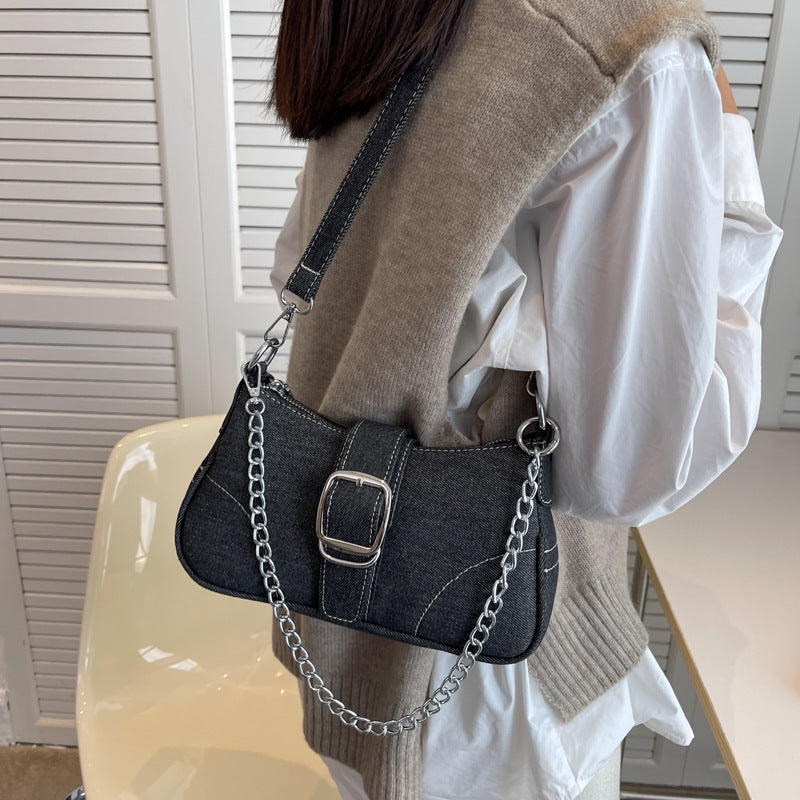 Denim Shoulder Bag