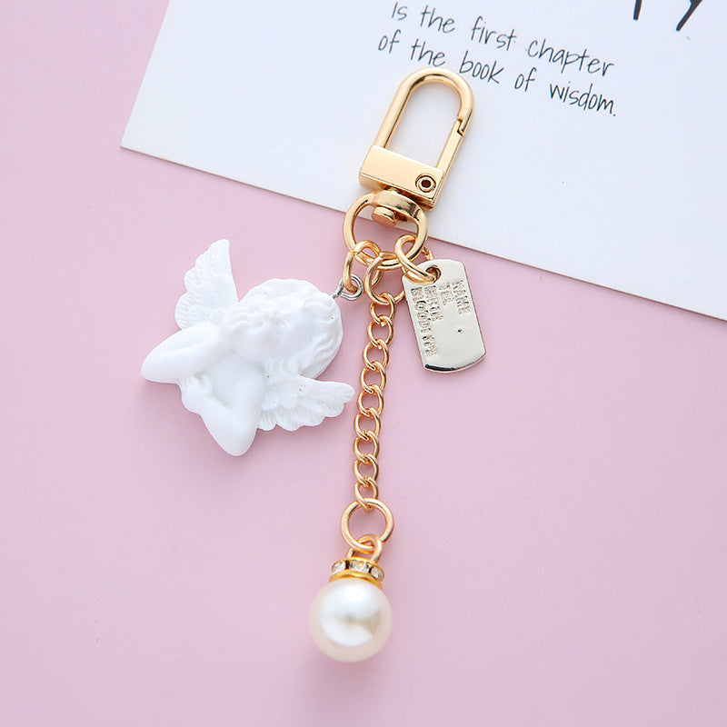 Baroque Angel Keychain